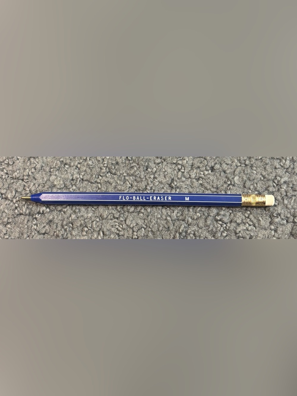 Vintage Flo Ball Eraser Pen Blue